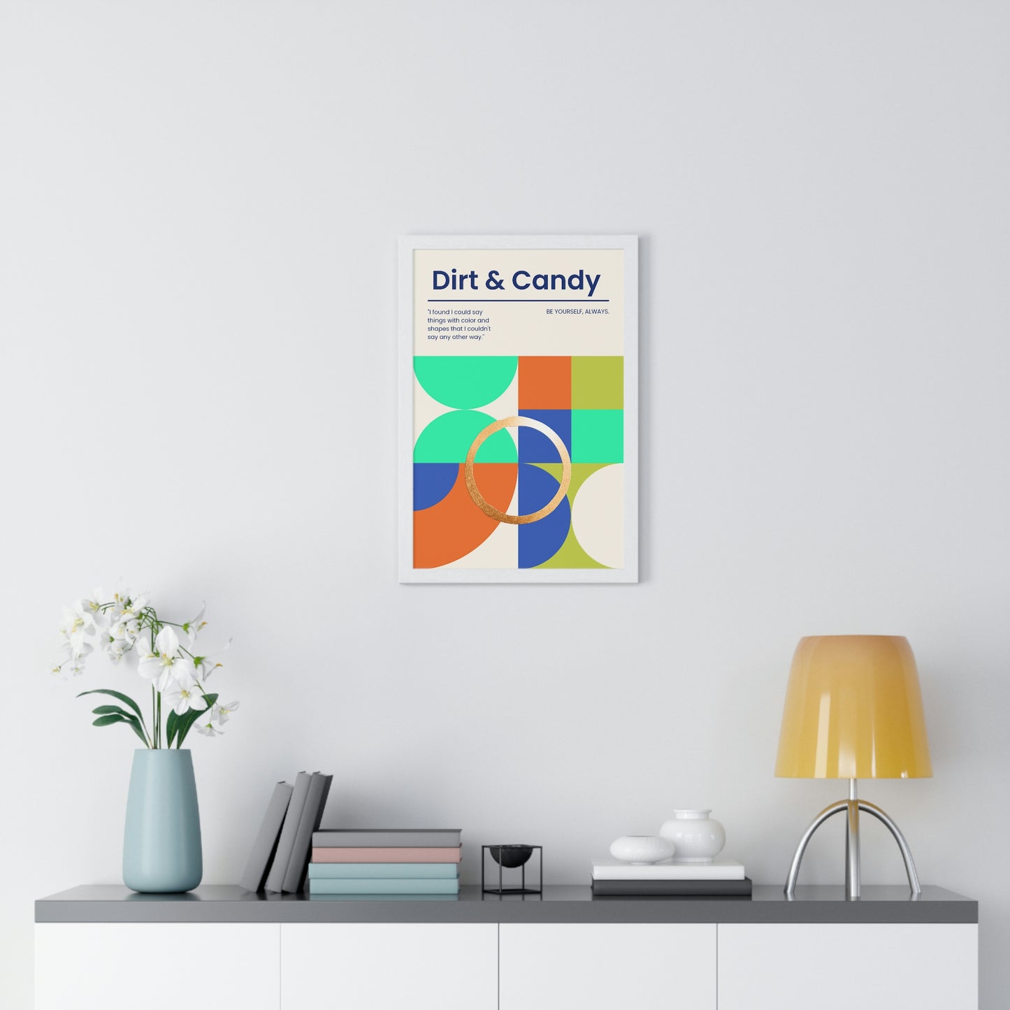 Be yourself always, Premium Framed Vertical Poster
